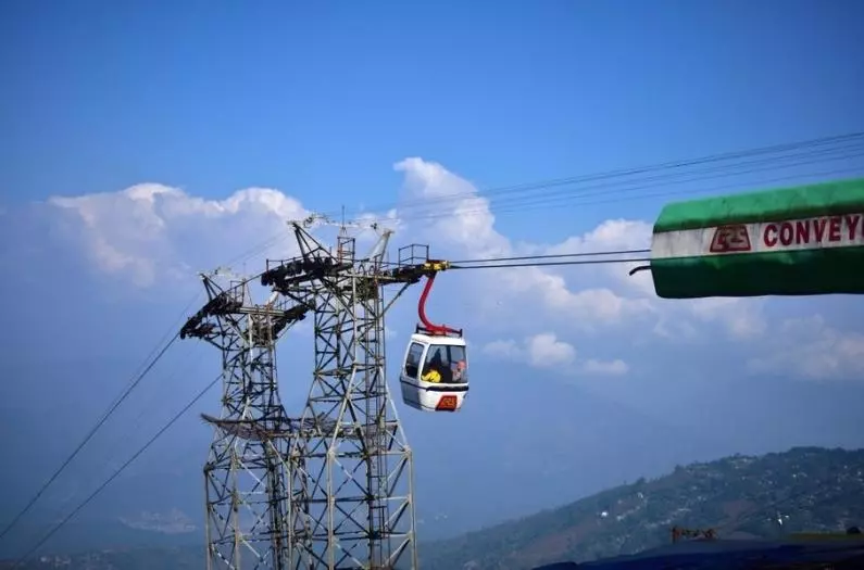 Indian's best ropeway in Darjeeling