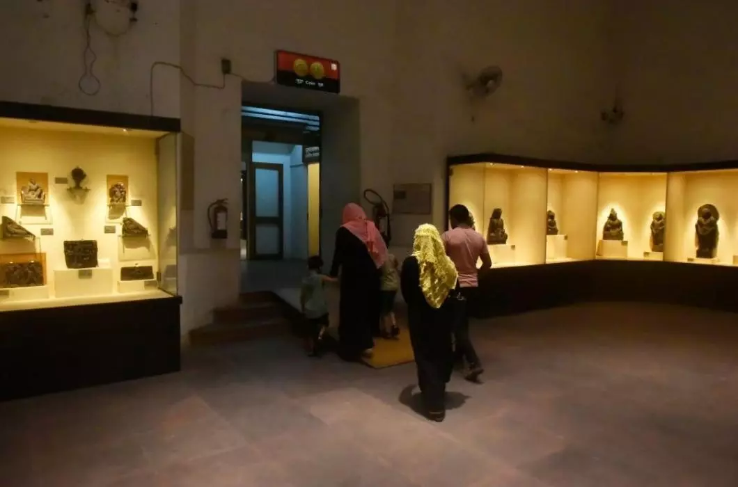 Visitors walks inside a museum gallery as Indian museum re-opens after lockdown amid coronavirus emergency in Kolkata, India, (1)