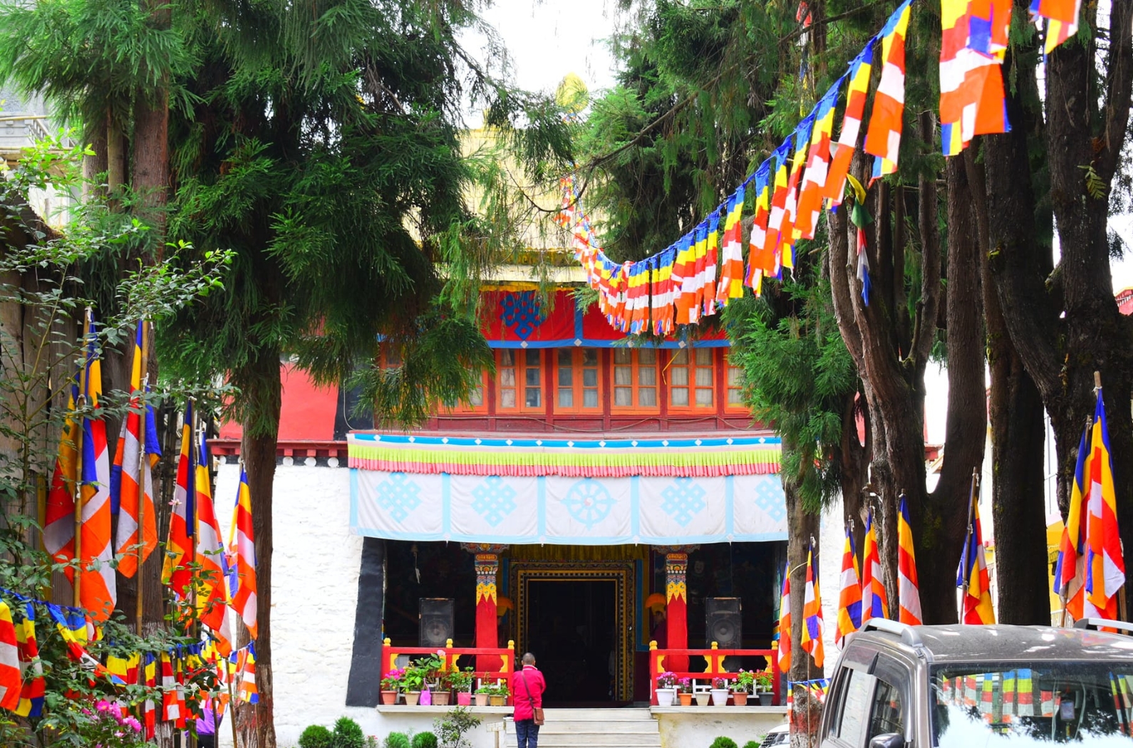 The front view of Lower Gompa Bomdila