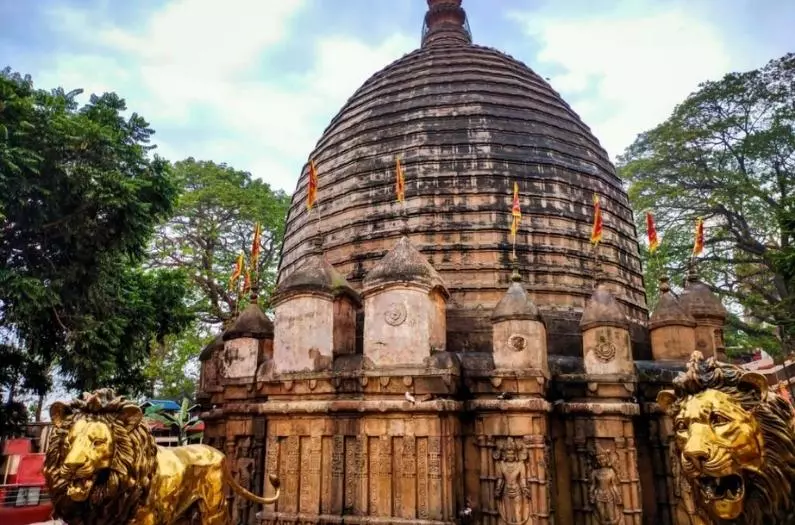 Beautiful outside view of Kamakhya temple