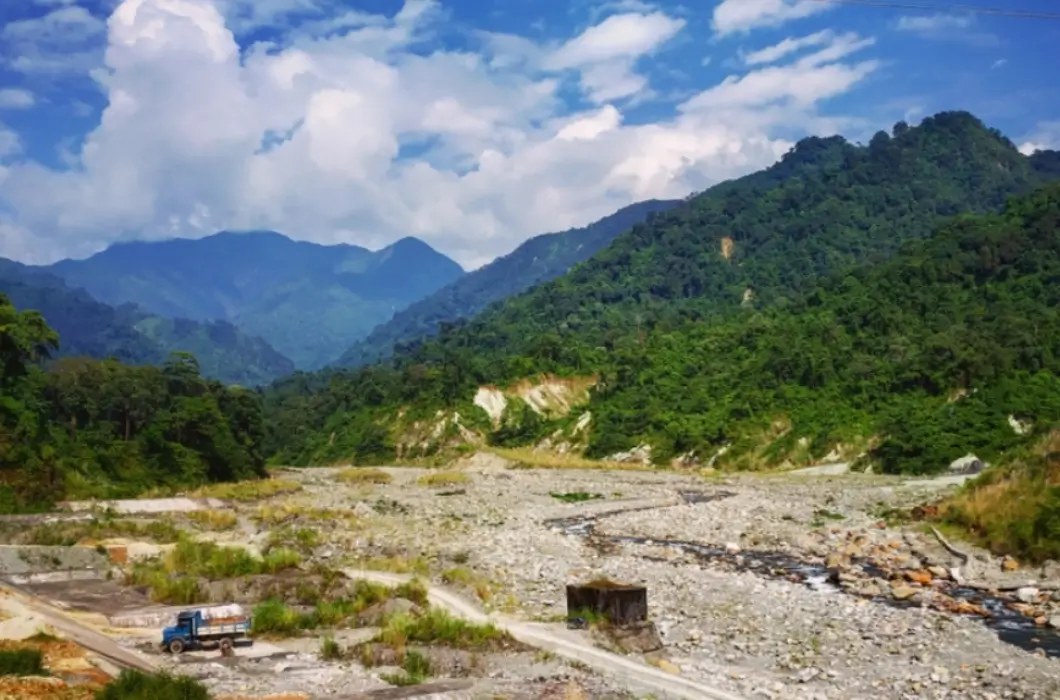 Beautiful View of Roing, Arunachal Pradesh.