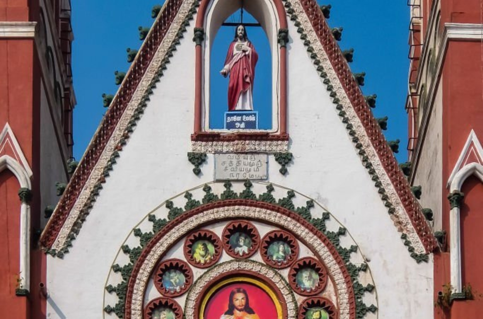 Sacred Heart Church is a historical place in Puducherry, India.