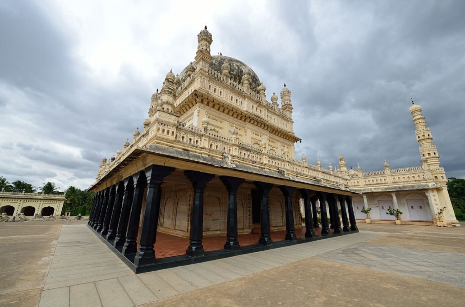 Tipu Sultan's Summer Palace near Bangalore, India.