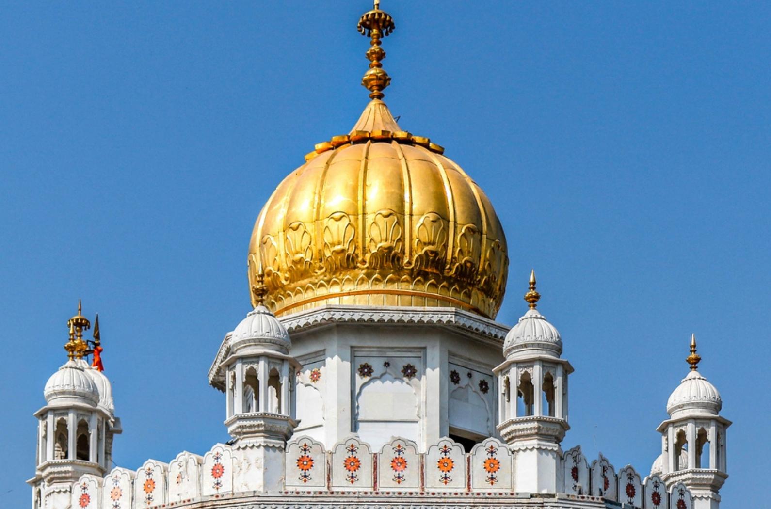 Beautiful upper view of Akal takht.