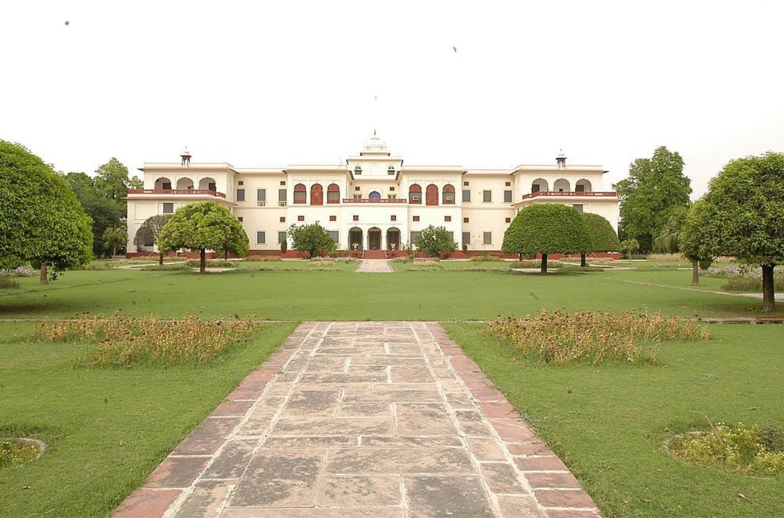 Beautiful view of Moti Bagh Palace.