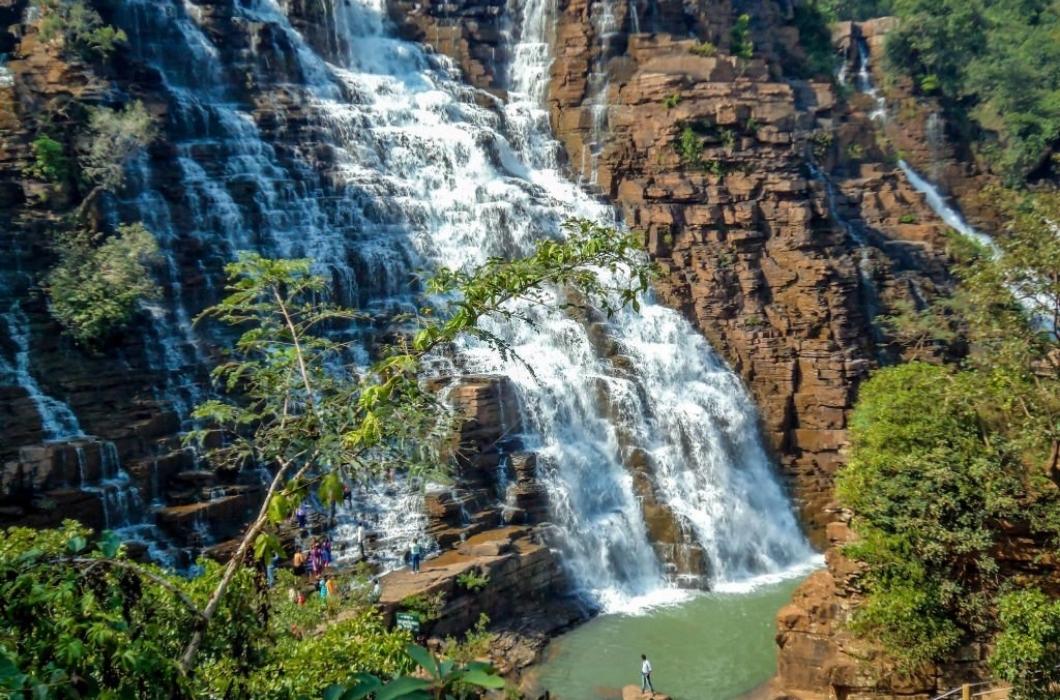 Chitradhara waterfall is one of the greatest attractions of Bastar in Chhattisgarh.