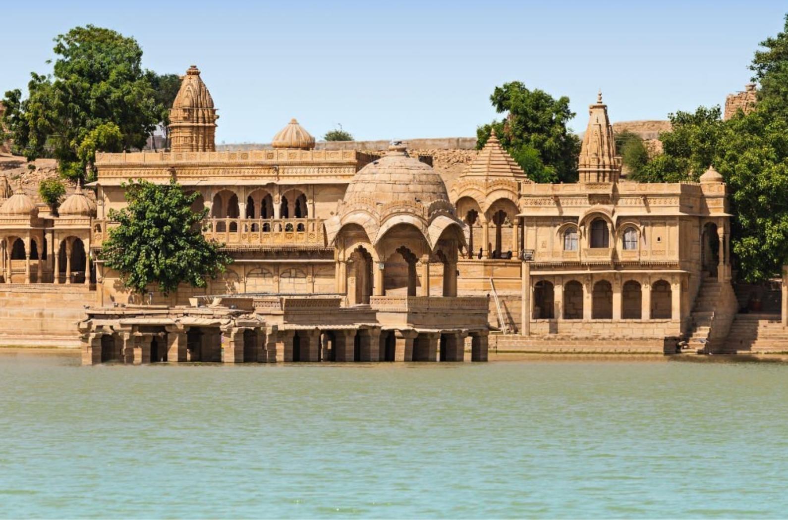 Gadsisar (Gadisagar) lake in Jaisalmer