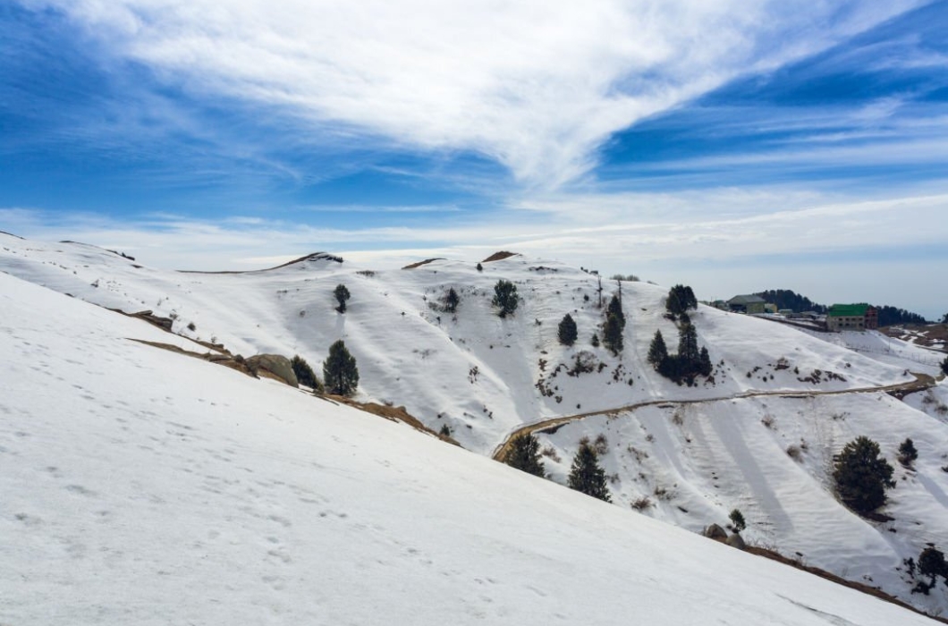 Hiking on the hill top, Dalhousie, Himachal pradesh, India