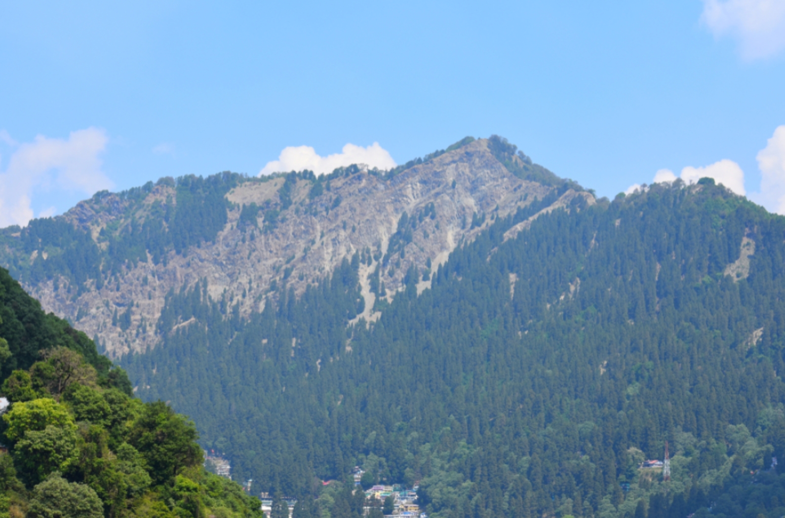 Naina peak or china peak in Nainital.