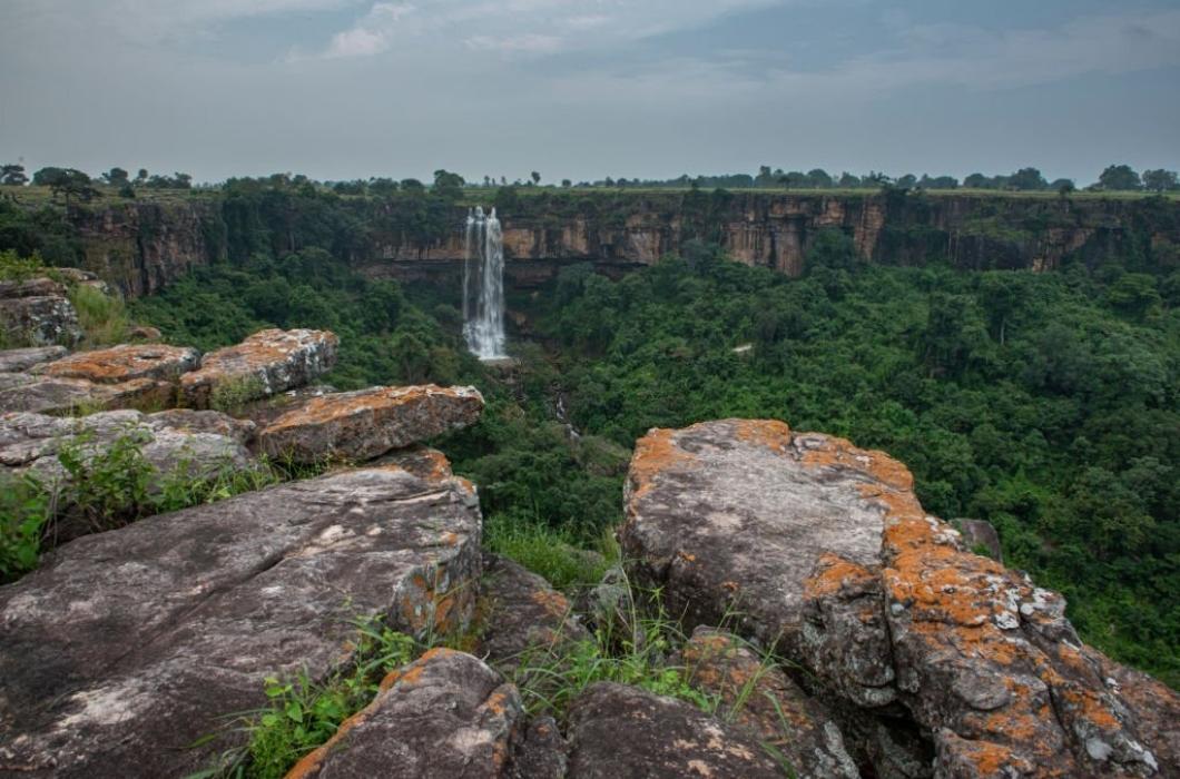 Tamri Ghumar waterfall near Jagdalpur,Chhattisgarh.