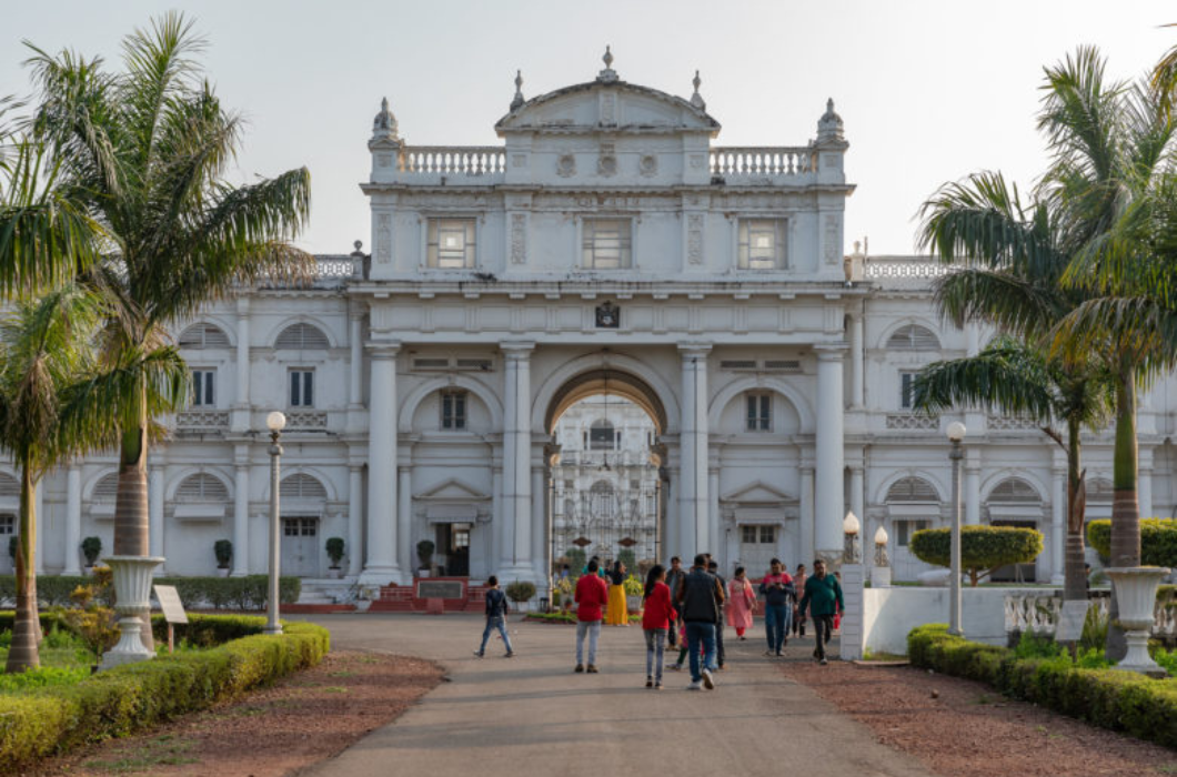 Jai Vilas Palace in front view