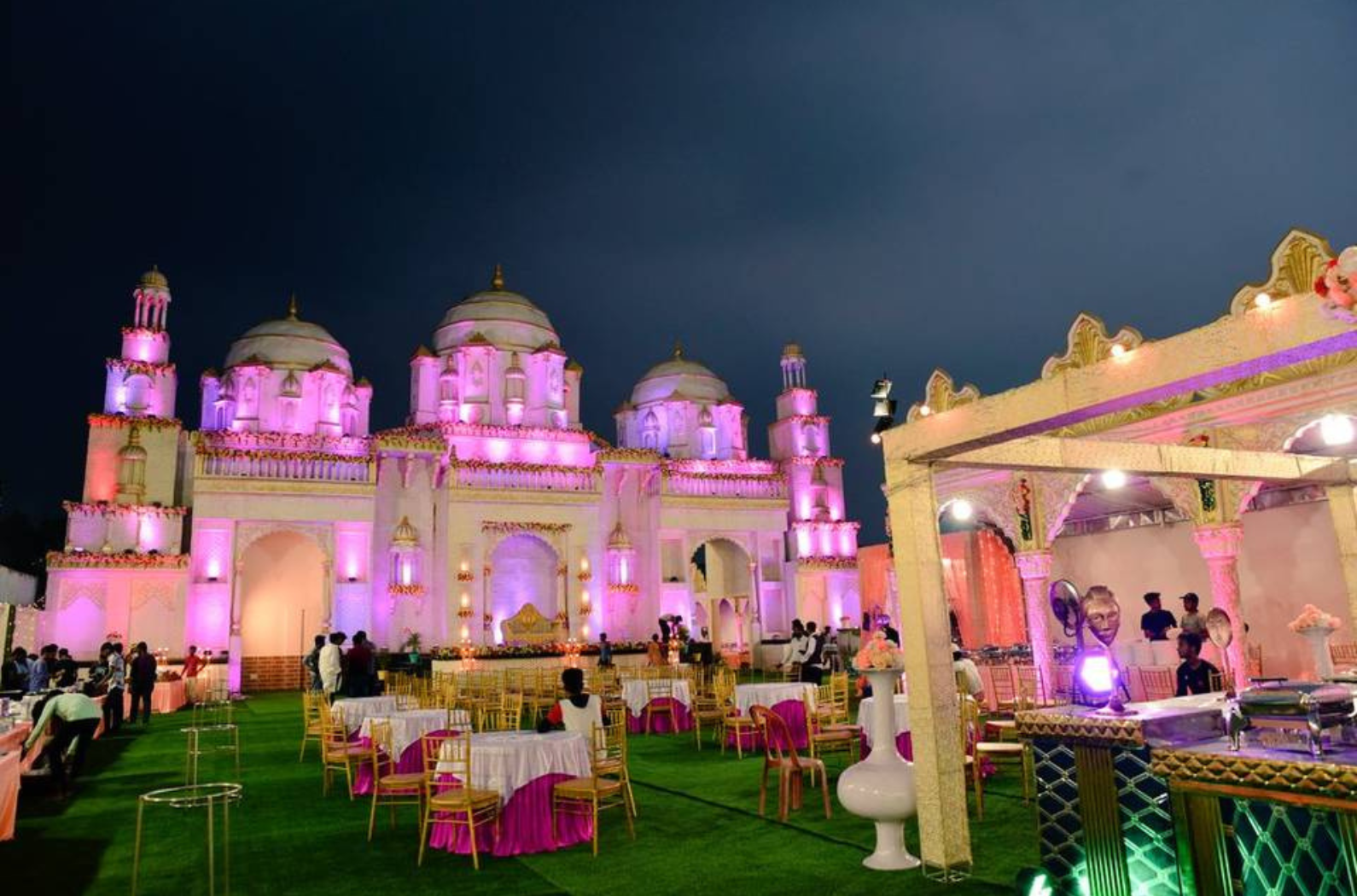 Rajwada Palace night view photo