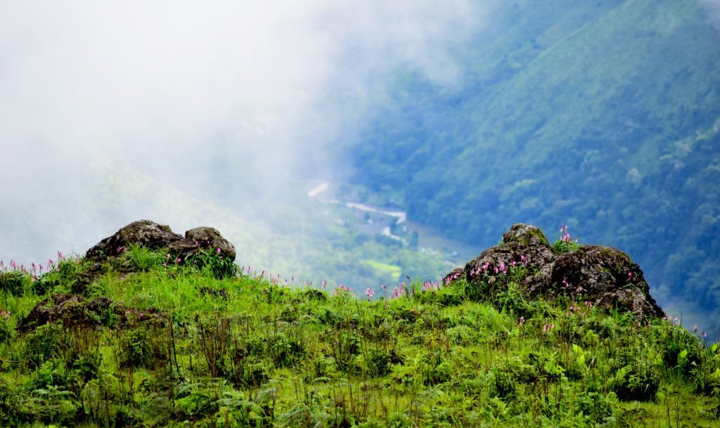 Beautiful View of Shirui Hills Ukhrul, Manipur.