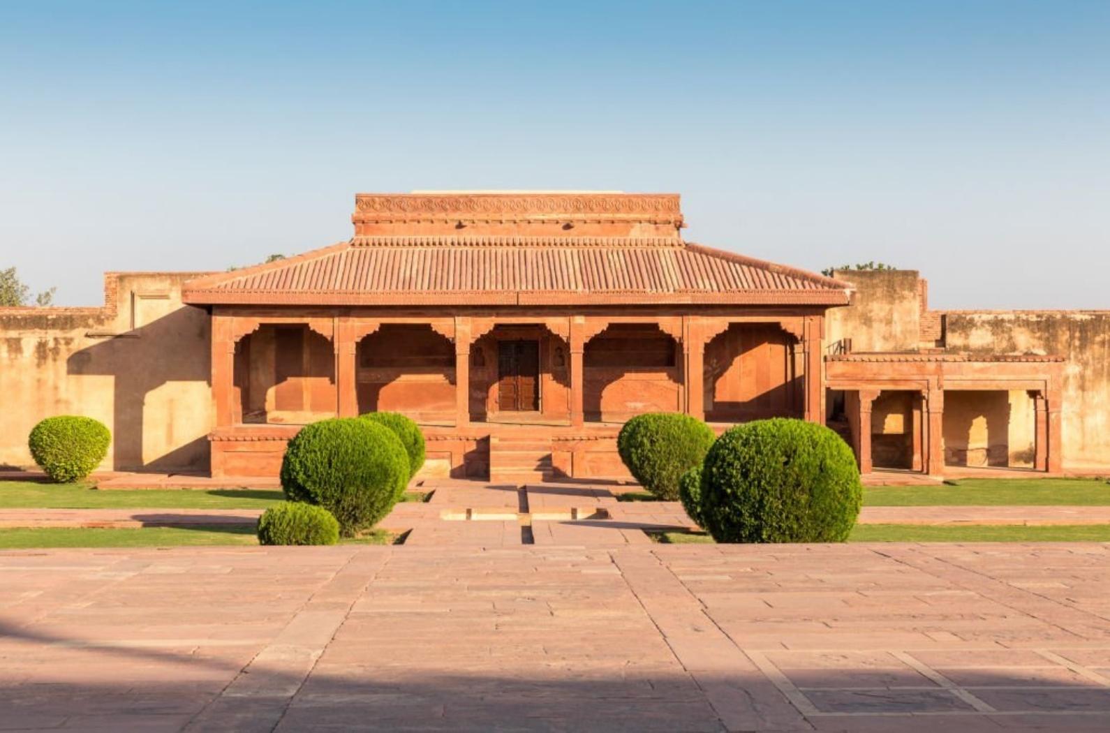 Beautiful view of Jodha Bai's Palace