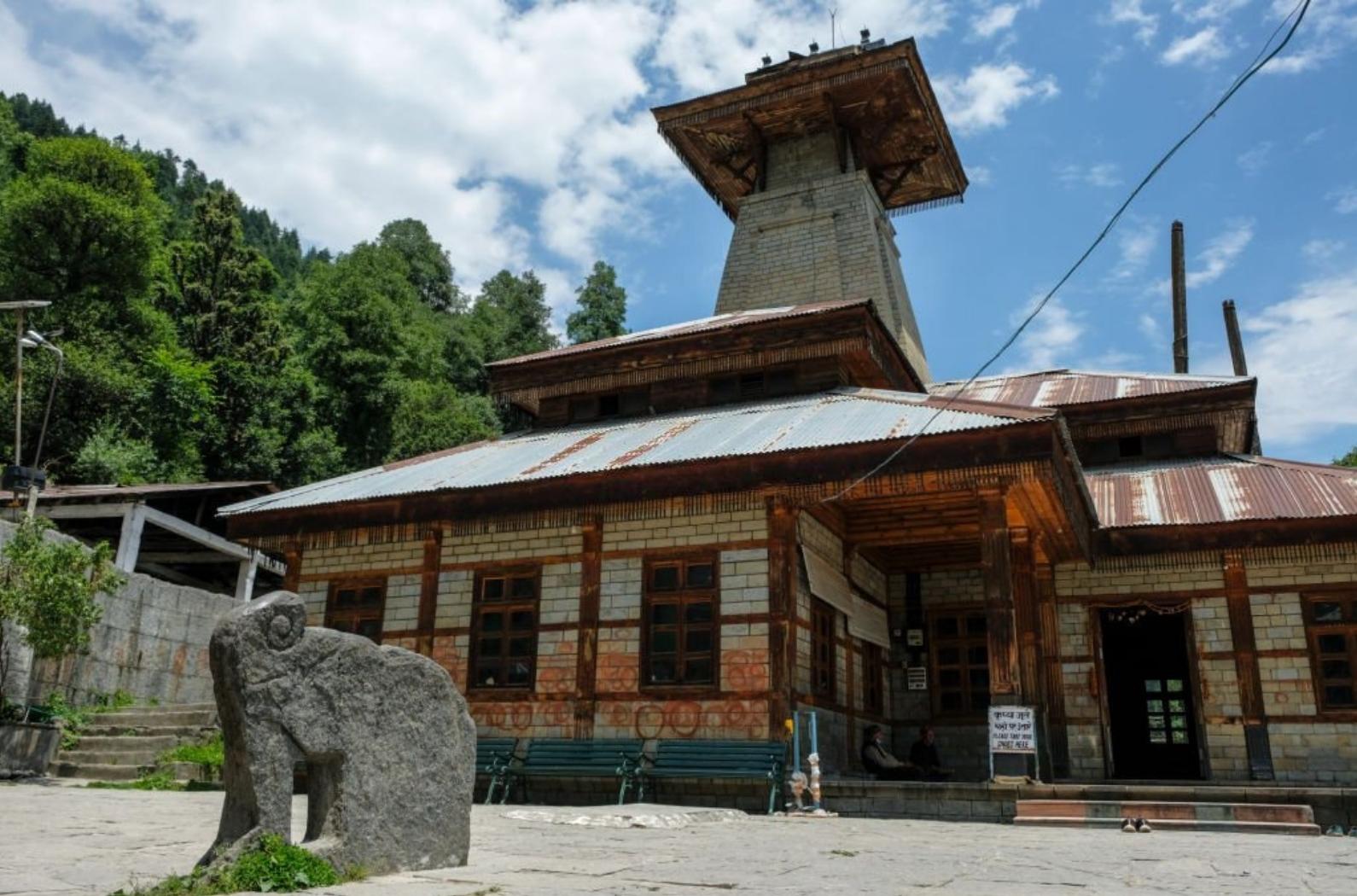 Front views of Manu Temple in Manali.