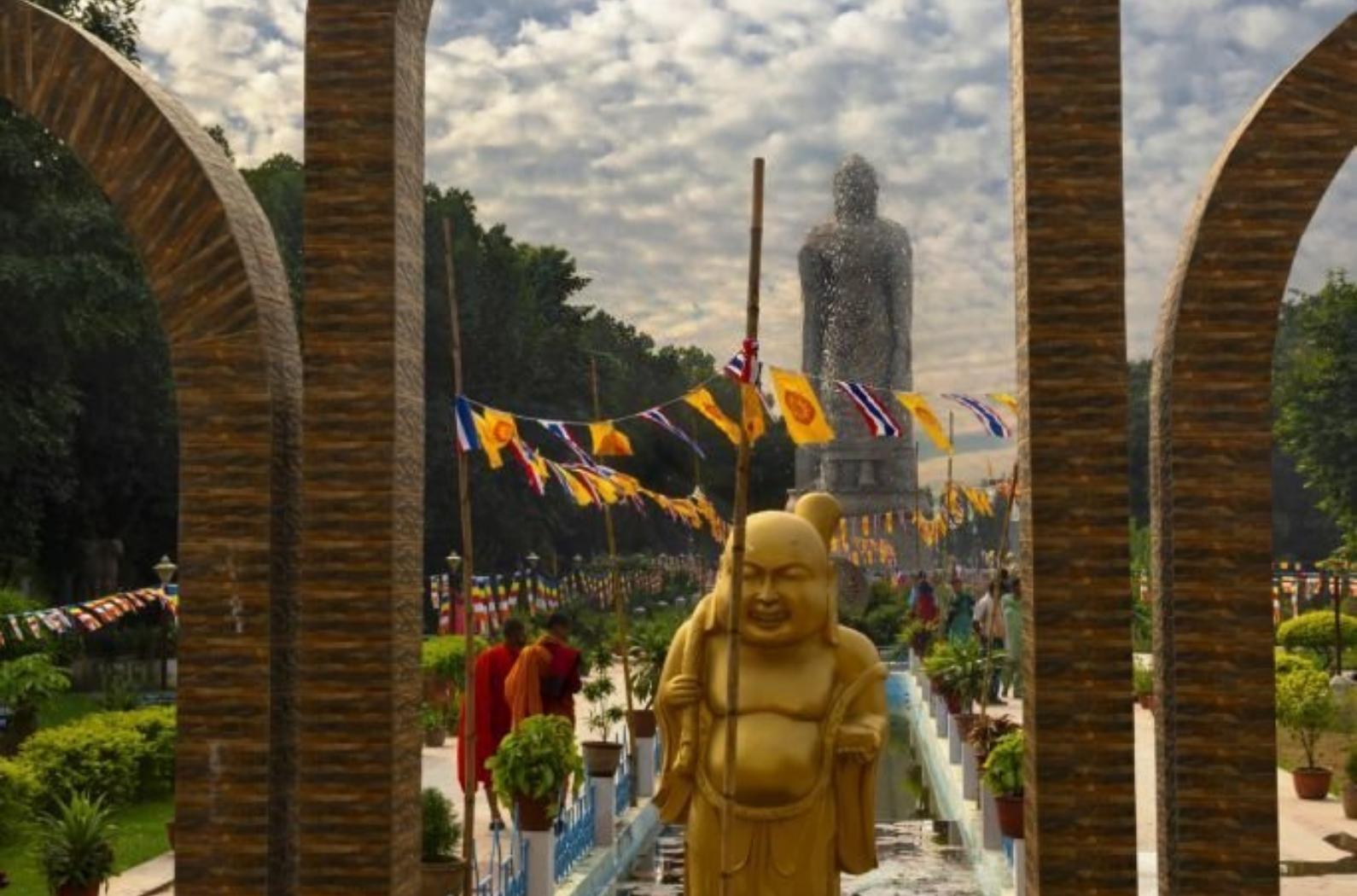 Outside view of Buddha Statue.