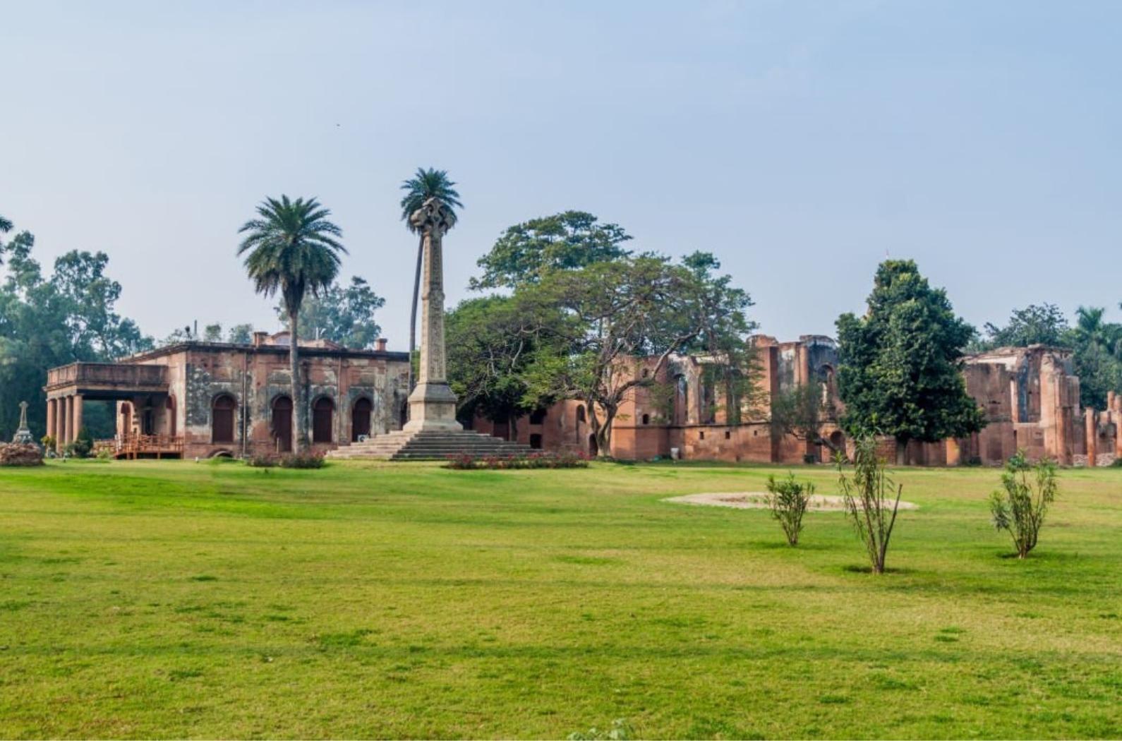 Ruins of the Residency Complex in Lucknow.