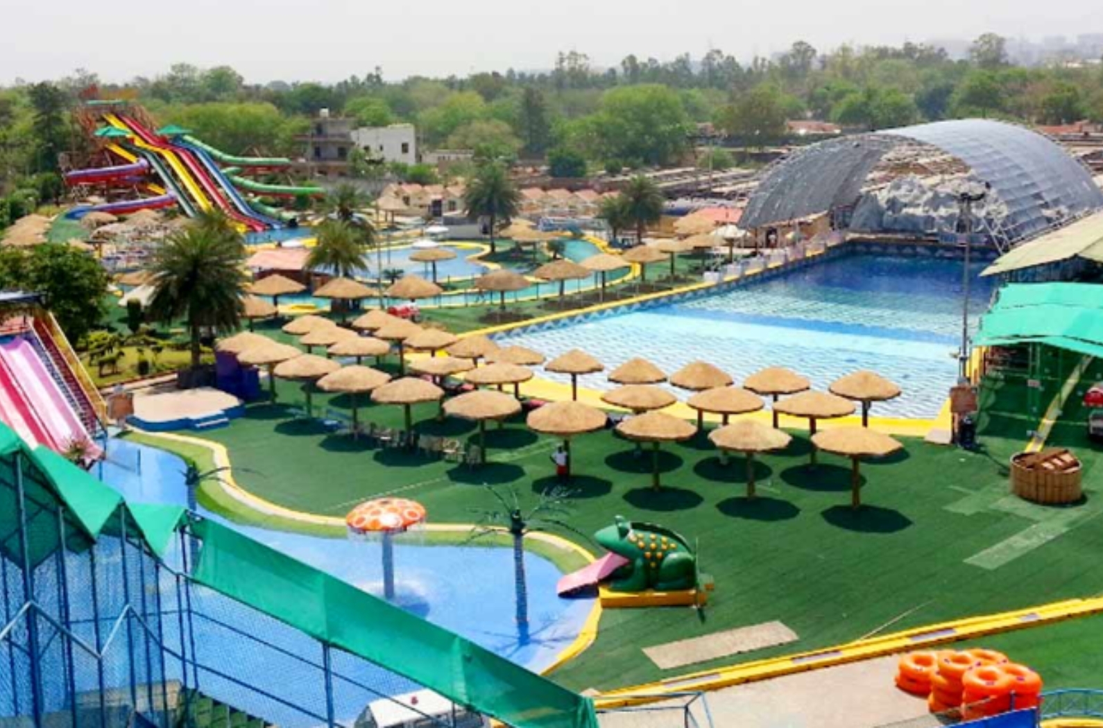 The whole view of this place is amazing. If you are looking for a good place to spend some time with your family this place is perfect. Here you find the longest water slide in India and the largest water slide in Asia.