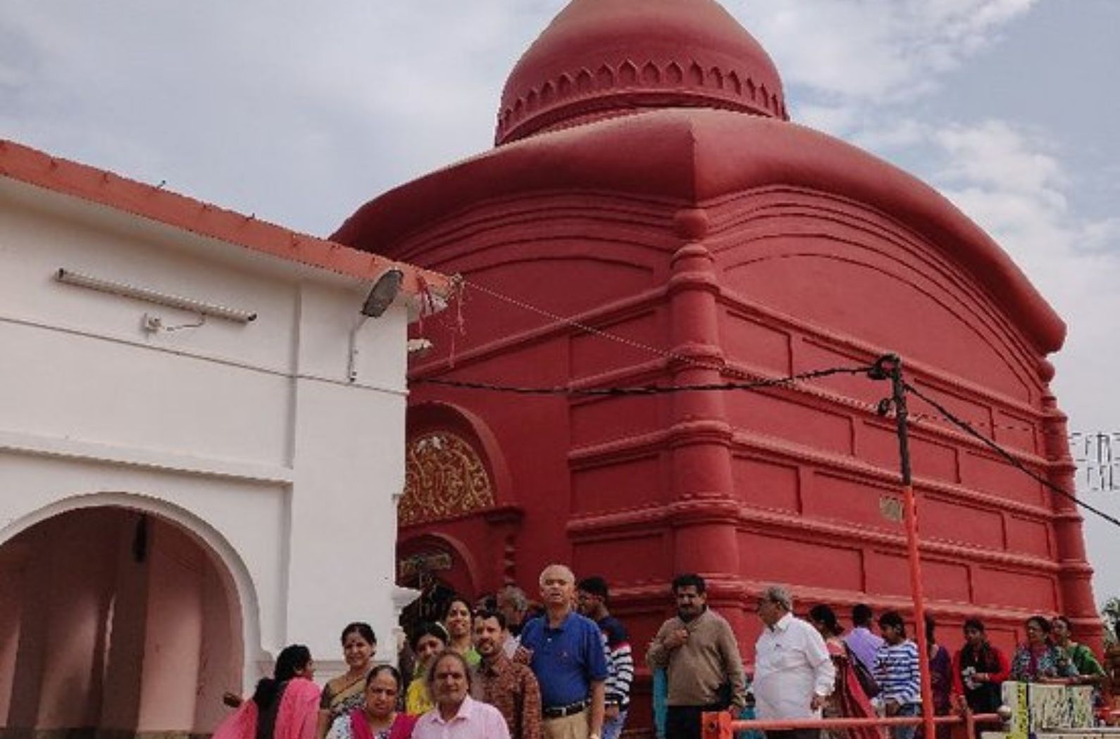 People Spending time in Tripurasundari Temple 