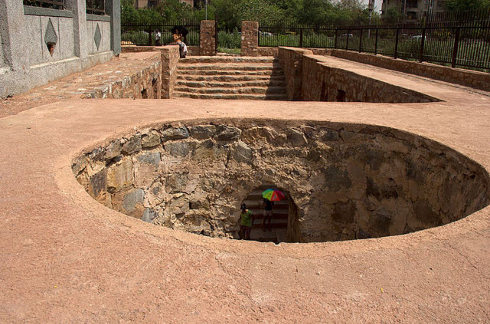 Fornt side view of Lodi Era Baoli