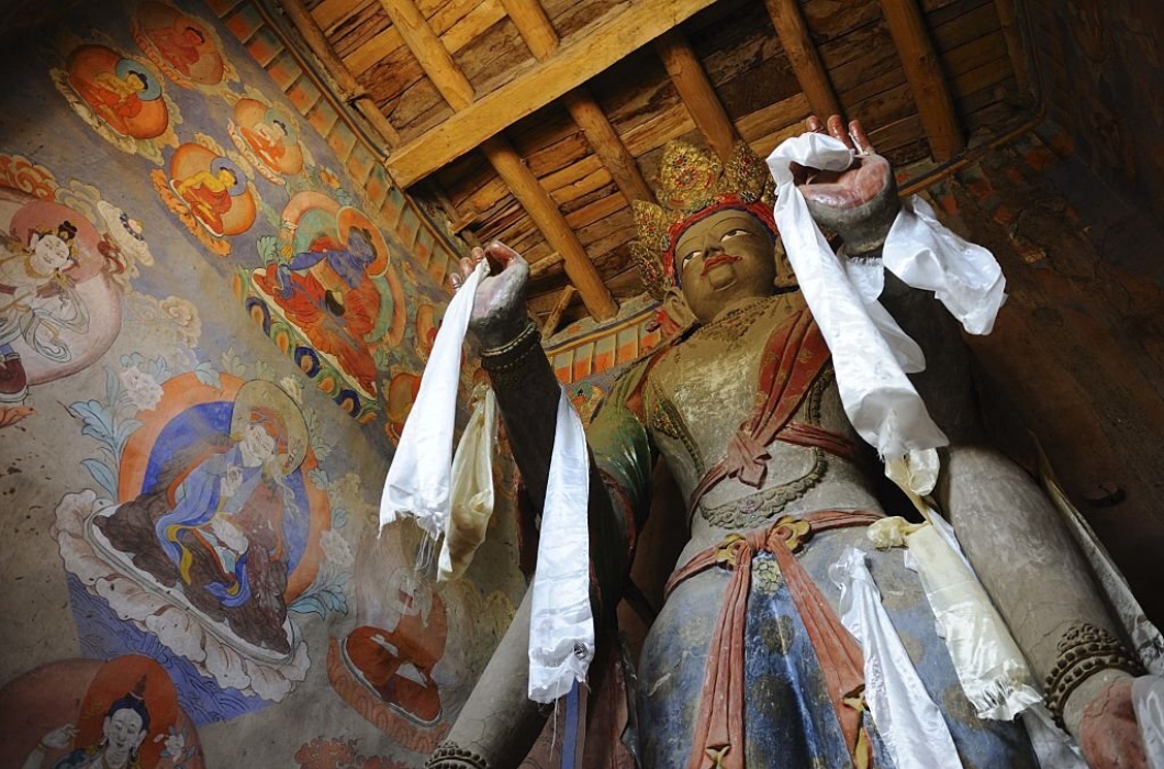 Buddha Statue in Alchi Monastery