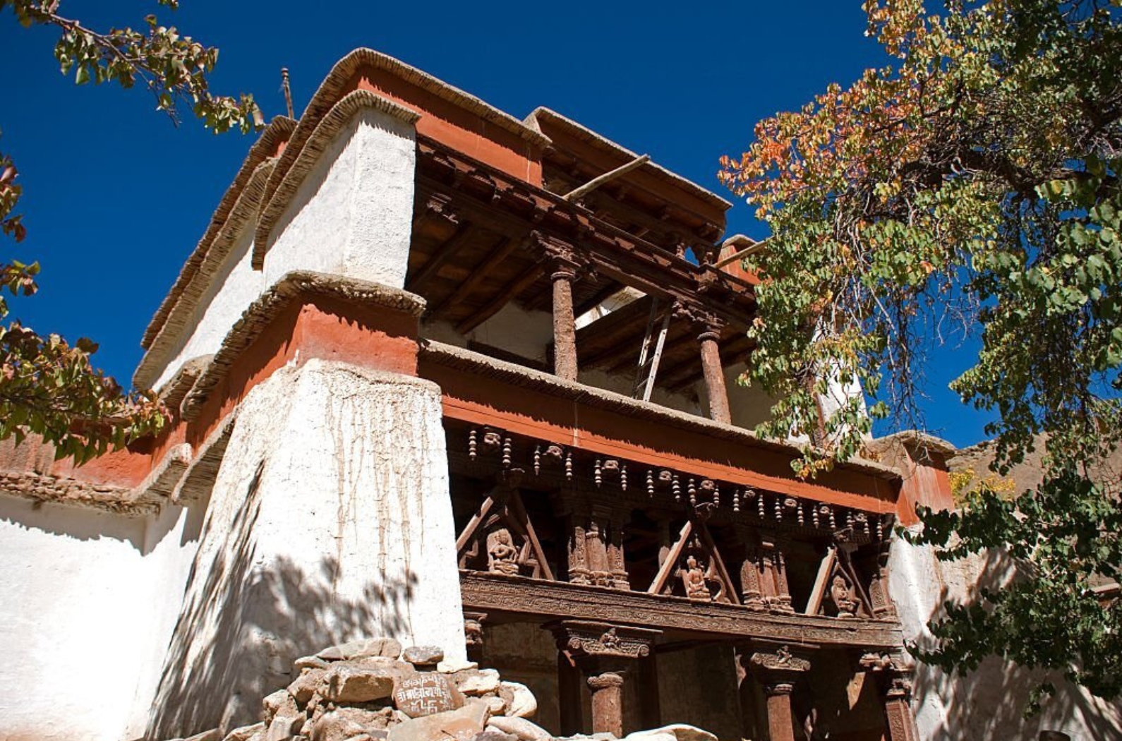 Front side view of alchi Monastery