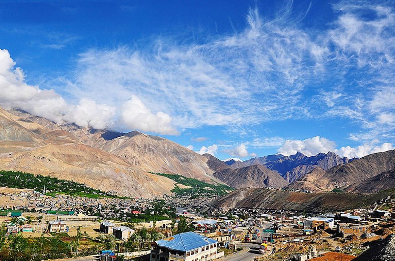 Out side Views Kargil City View Point.