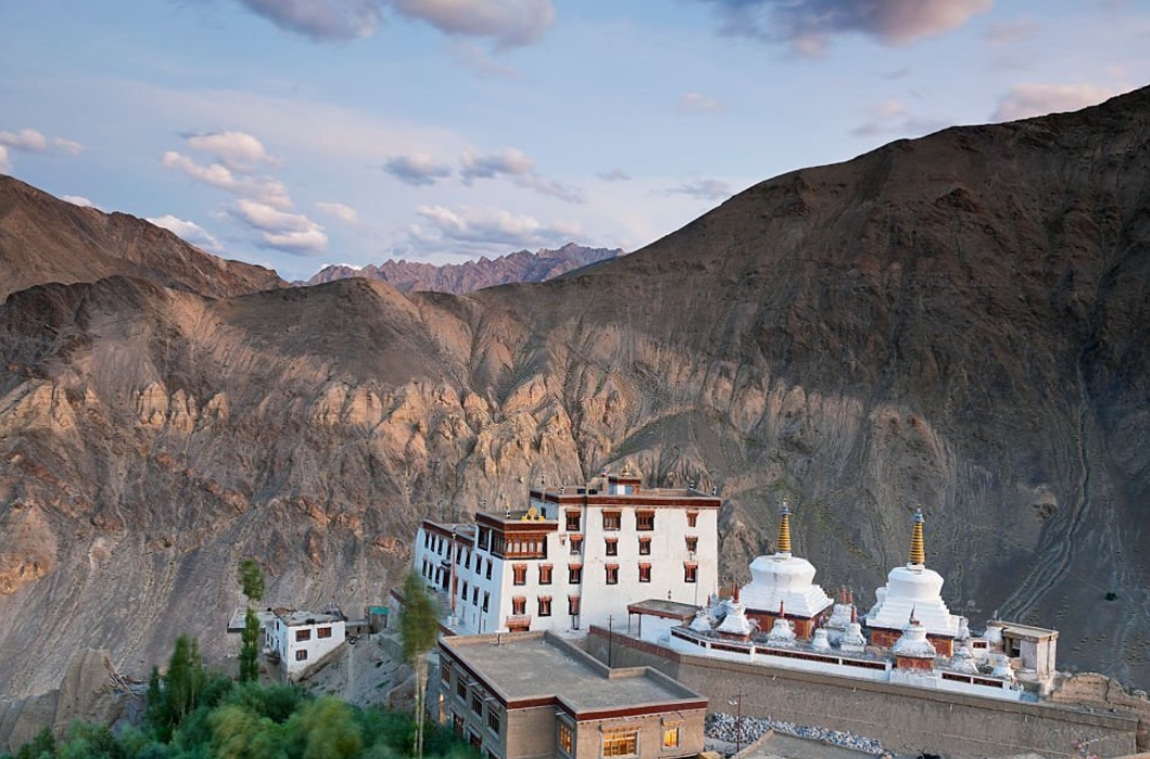 The Lamayuru Monastery front pic.