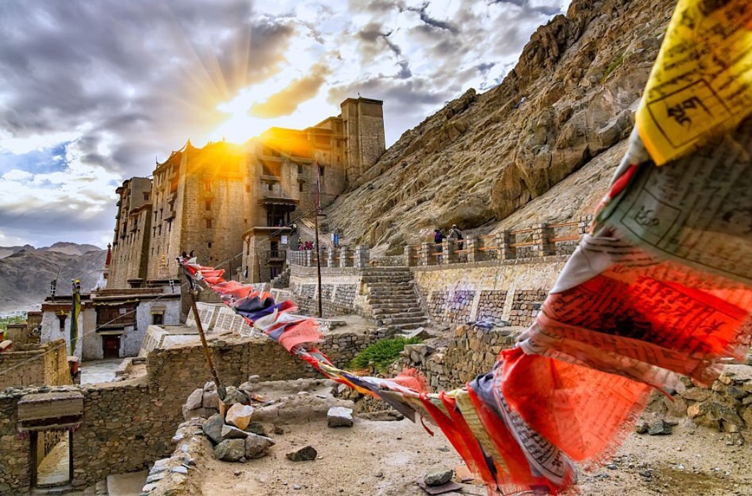 Leh palace at Leh ladakh india