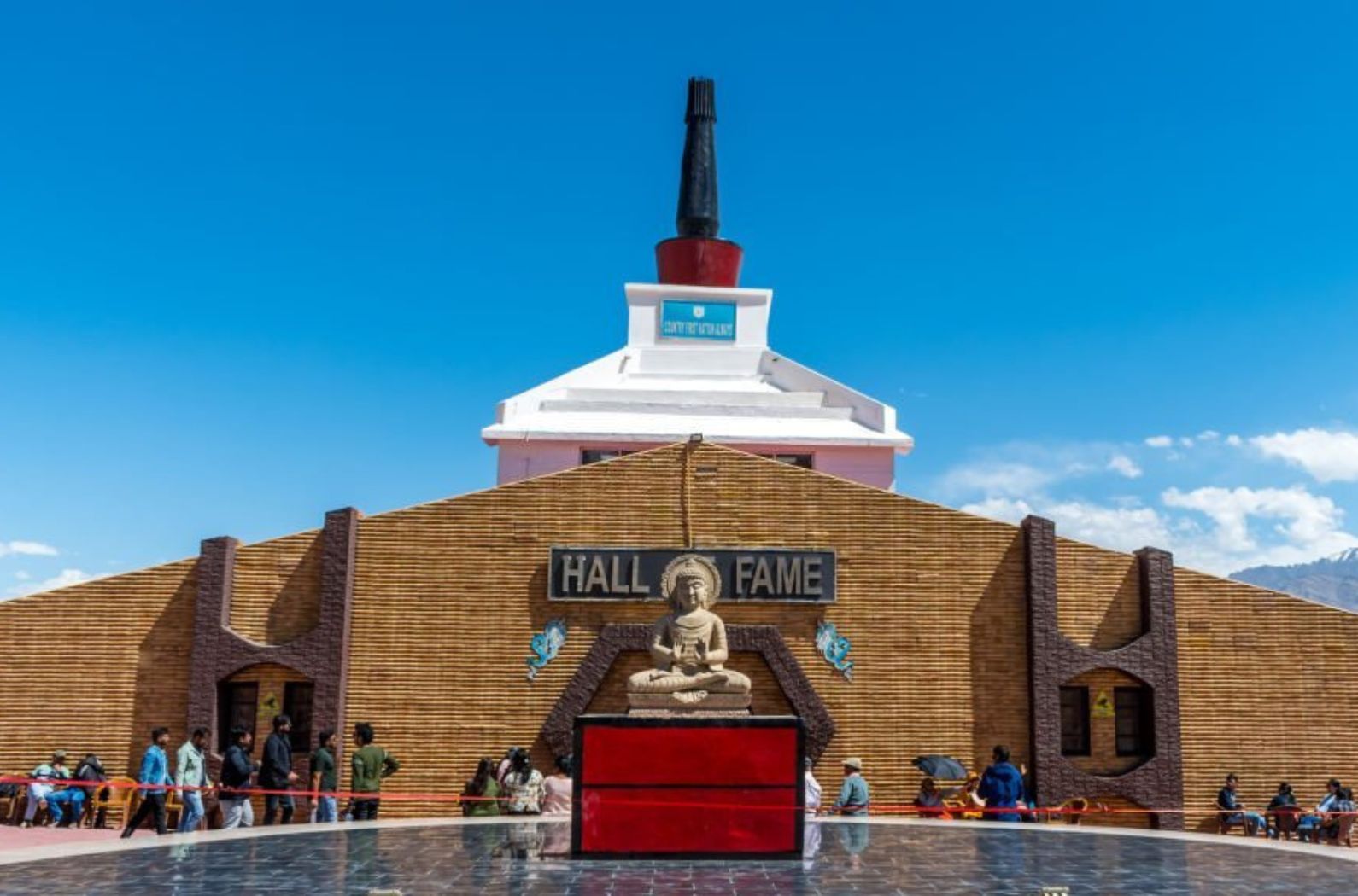 Fornt side view of Hall of Fame
