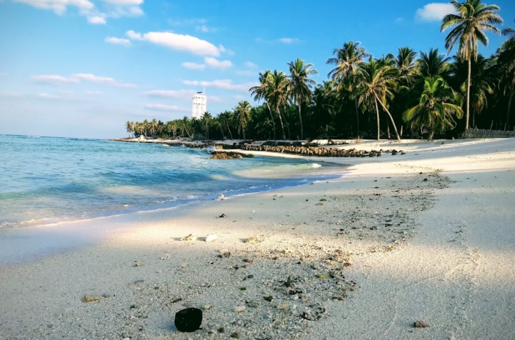 beautiful beach at agatti island