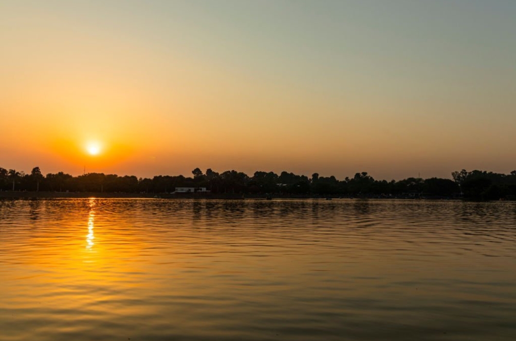 Sukhna Lake in Chandigarh