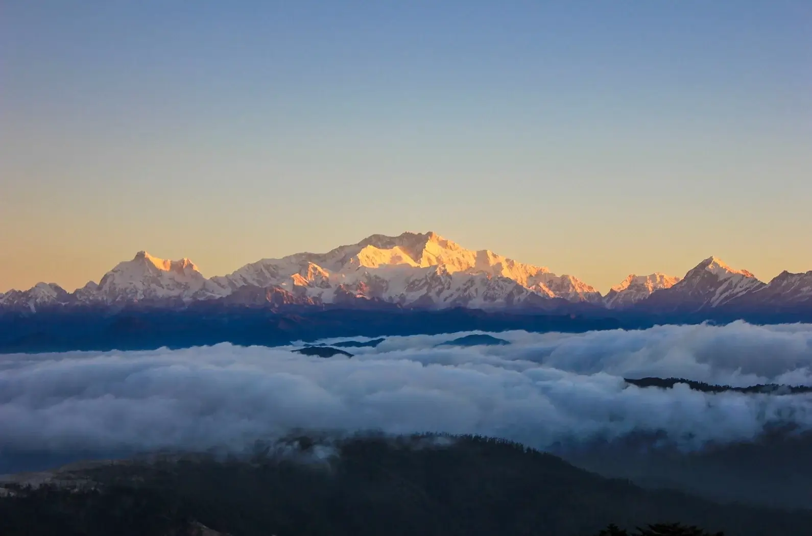 Kanchanjangha View from Singalila National Park