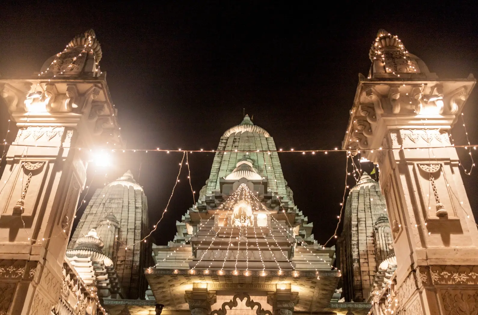 Night View in Birla Mandir