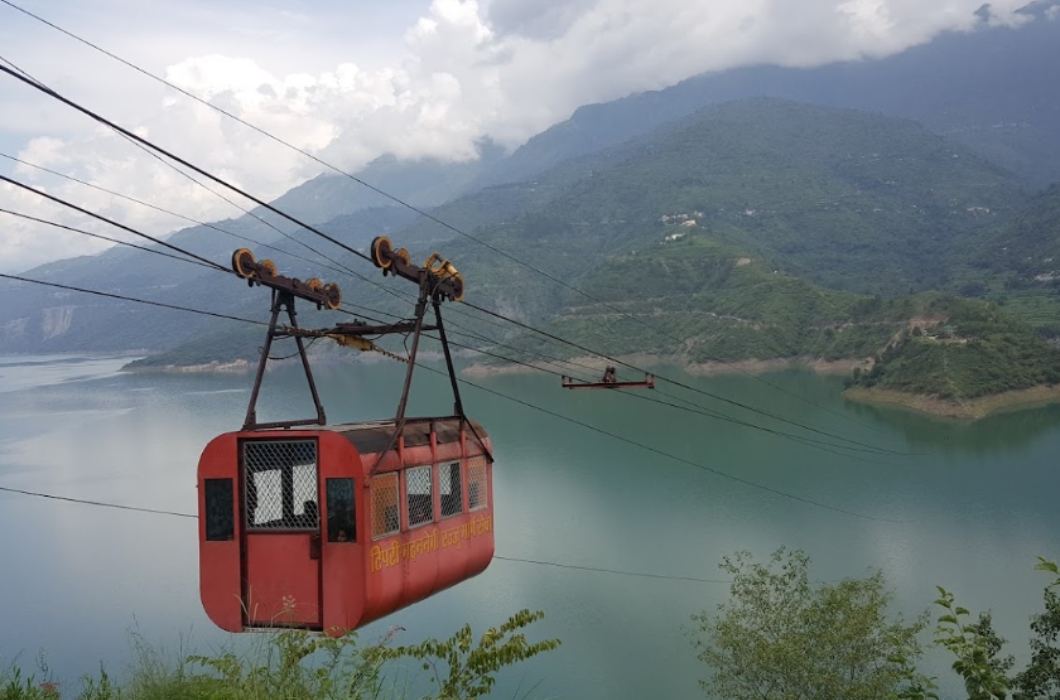 Tehri ropeway, Tipari Madan Negi, Tehri