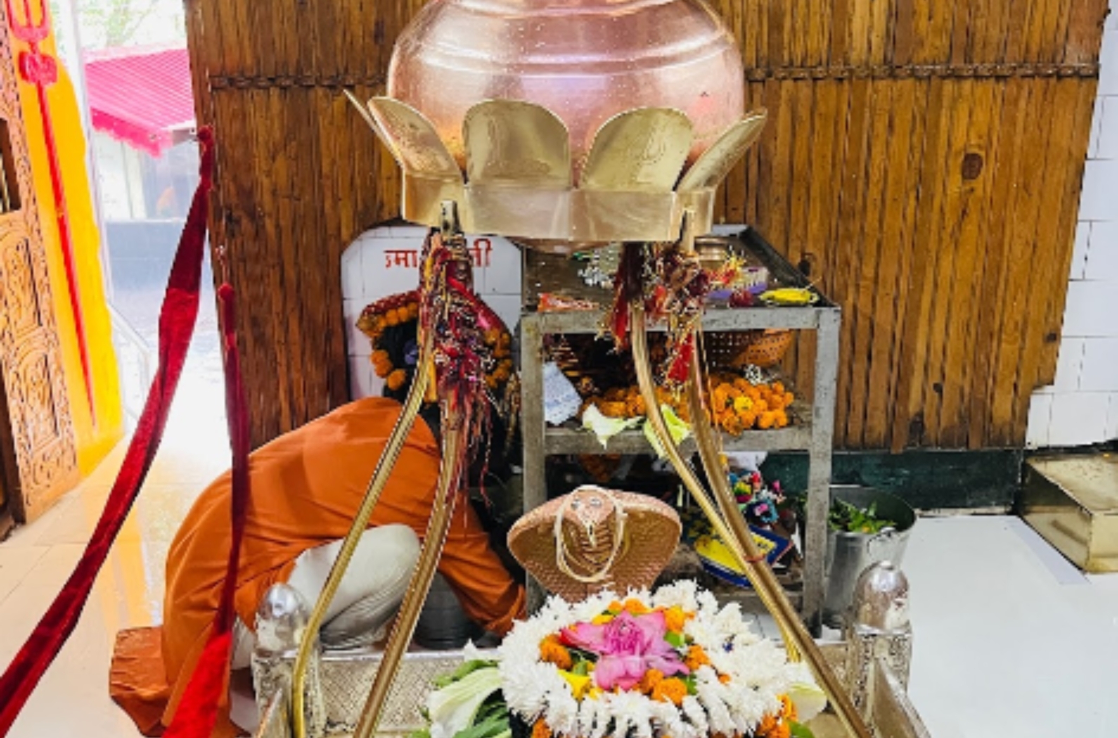 Beautiful inside view Kashi Temple.