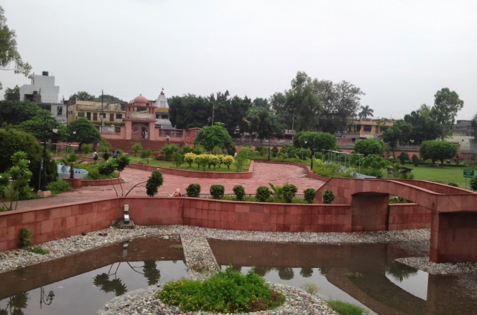 Beautiful view of Suraj Kund Park