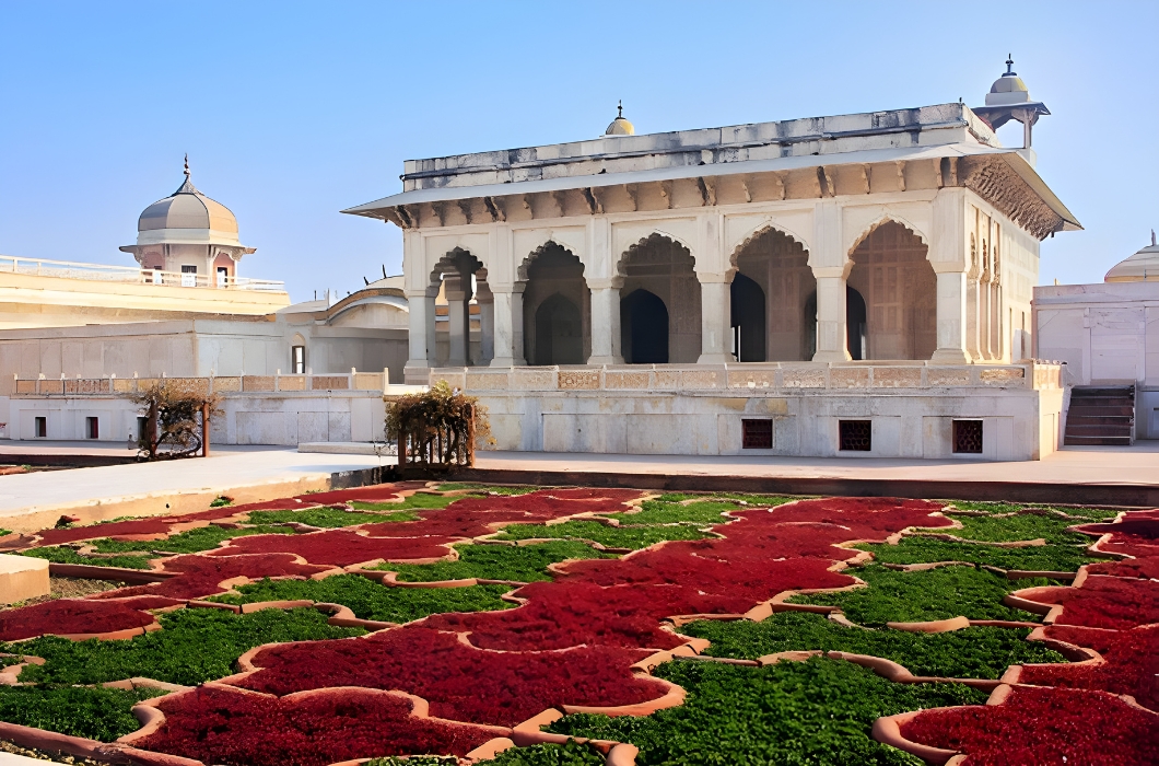 Anguri Bagh in Agra fort - A garden of grapes with art & architecture