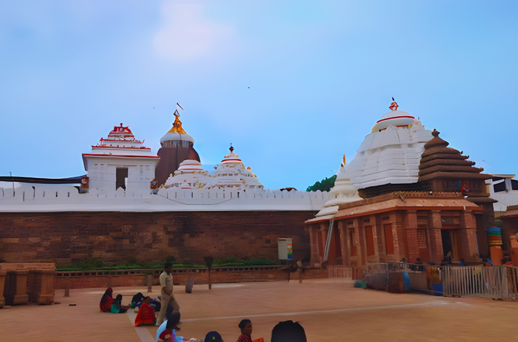 A close view of Jambeswara Temple Puri