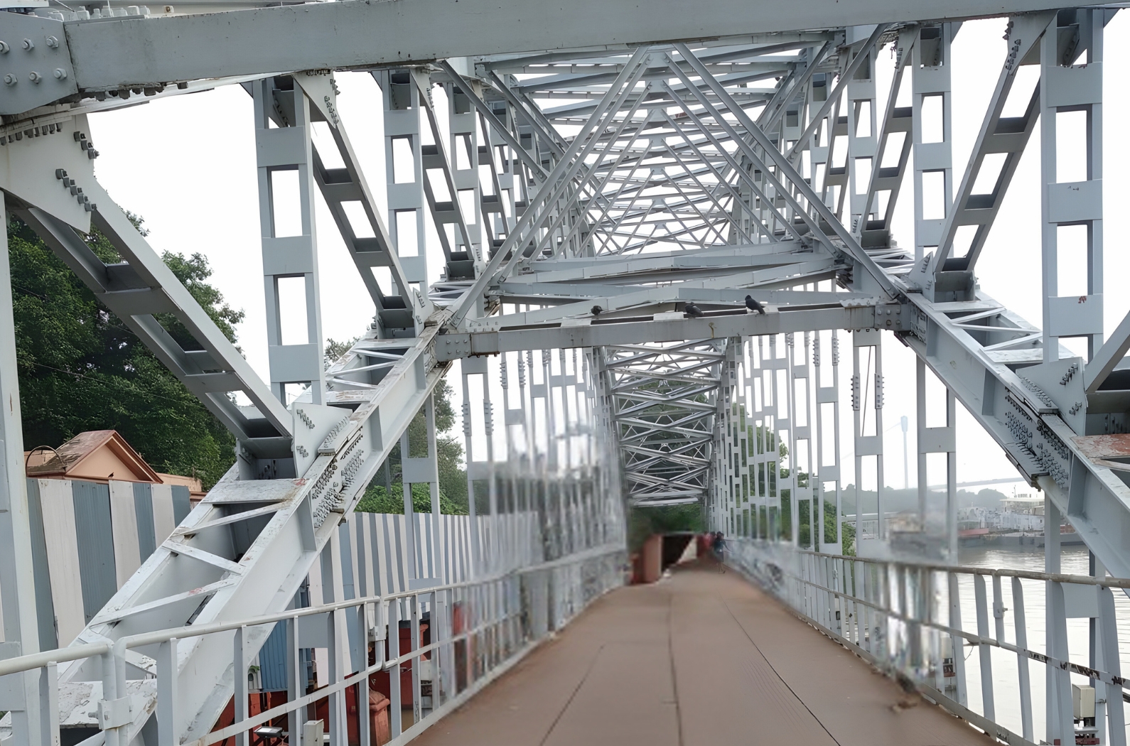 Beautiful bridge inside Babughat