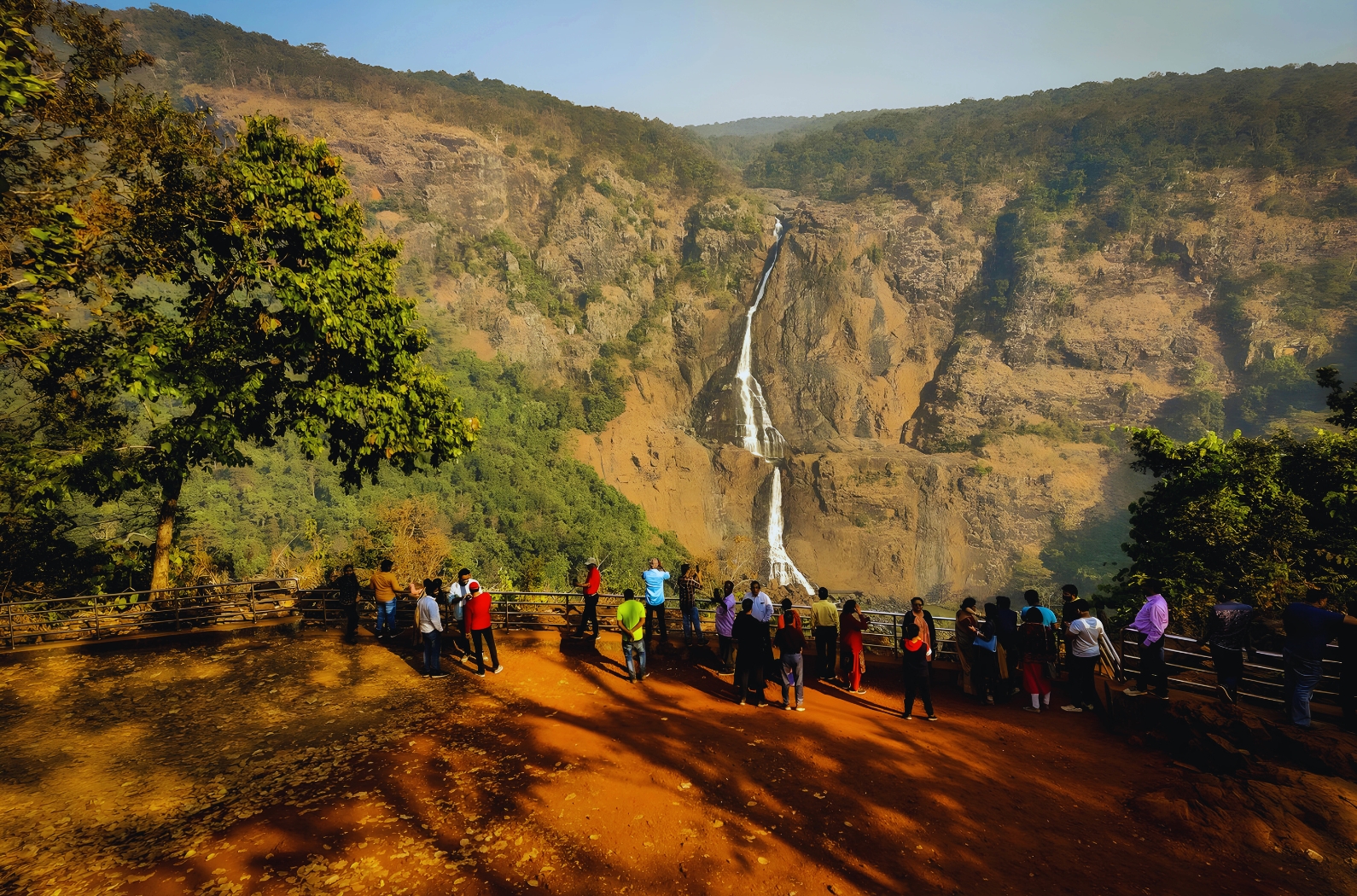 Barehipani Waterfall's Hill Views