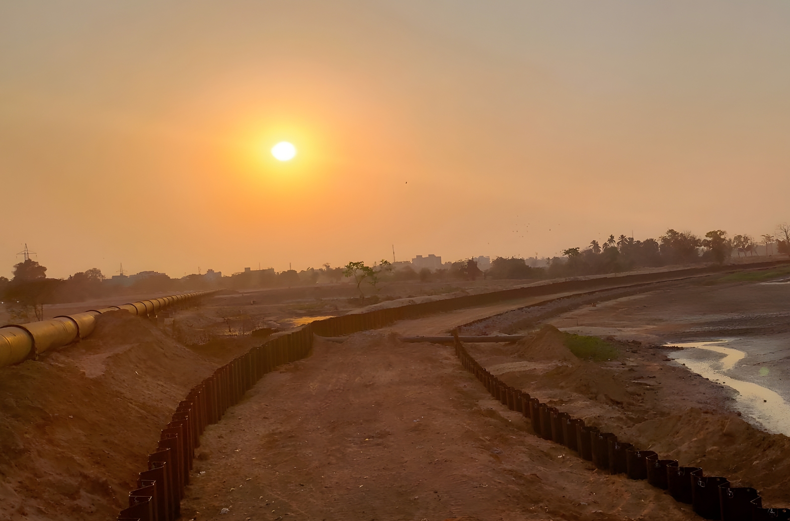 Mahanadi River Sunset Point's evening views