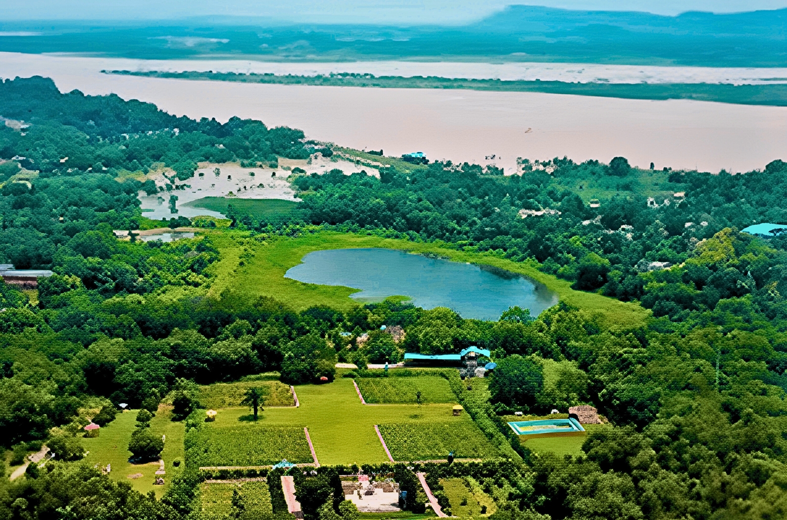 Full view From Ropeway Sambalpur
