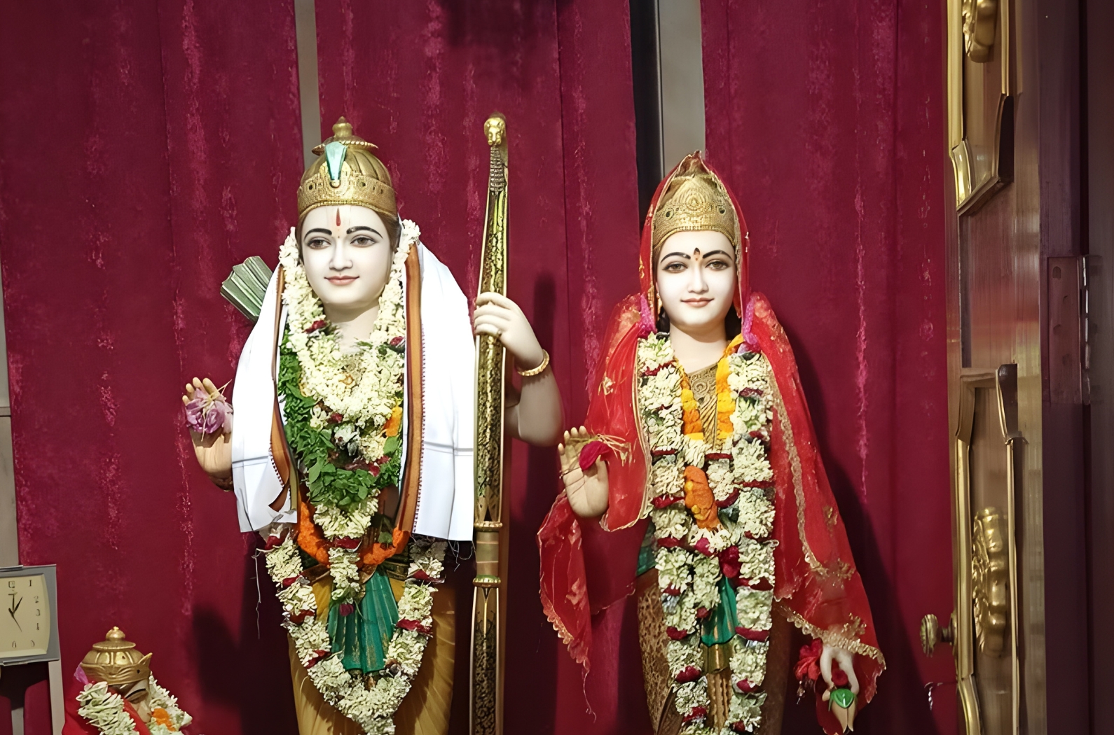 Attractive idol in Bidhan Nagar Ram Temple