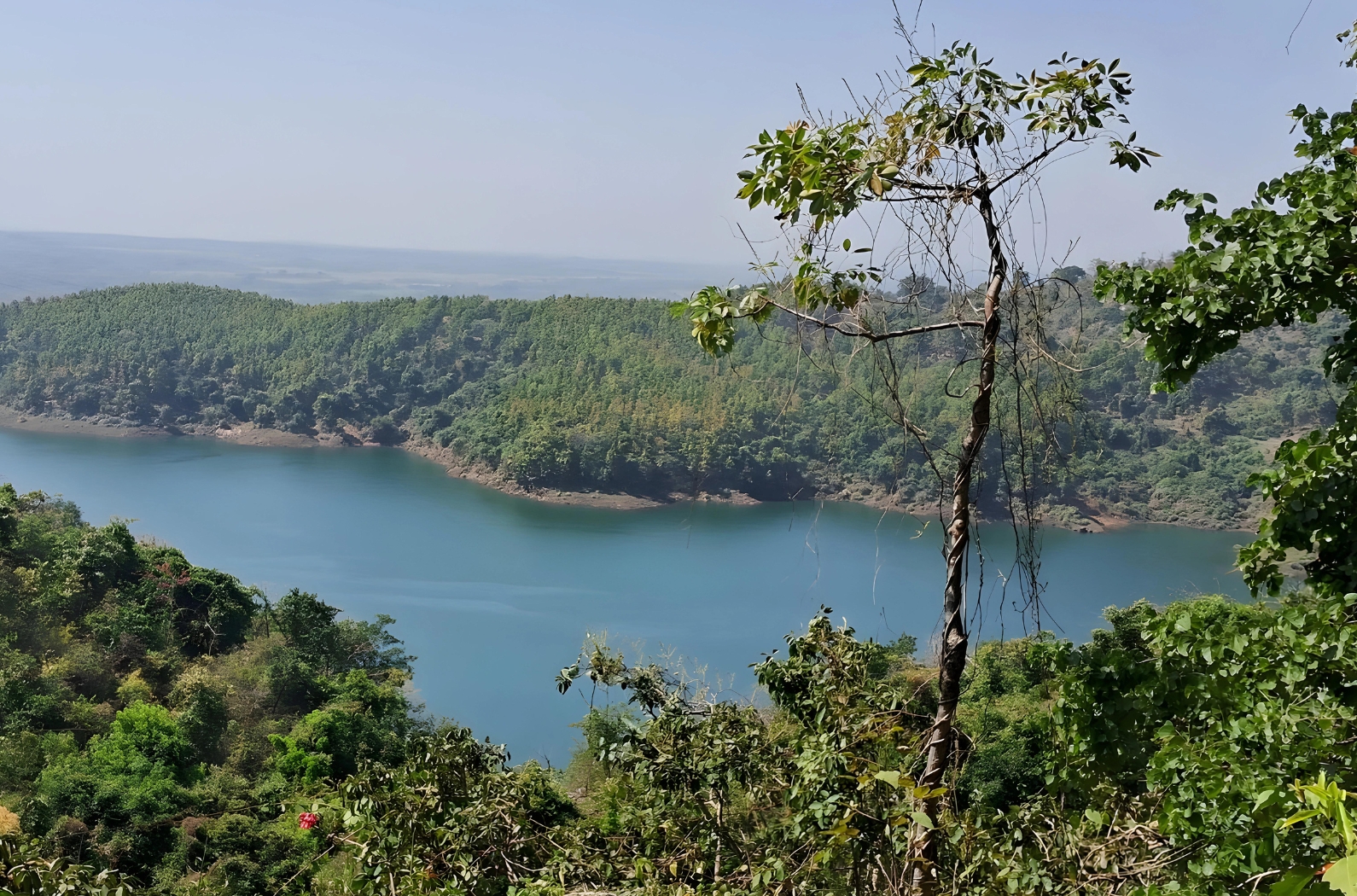 Bamni Falls river view 