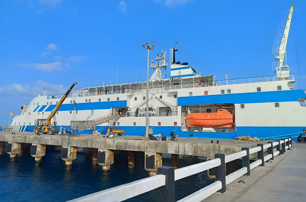 Eastern Jetty in Amini Island