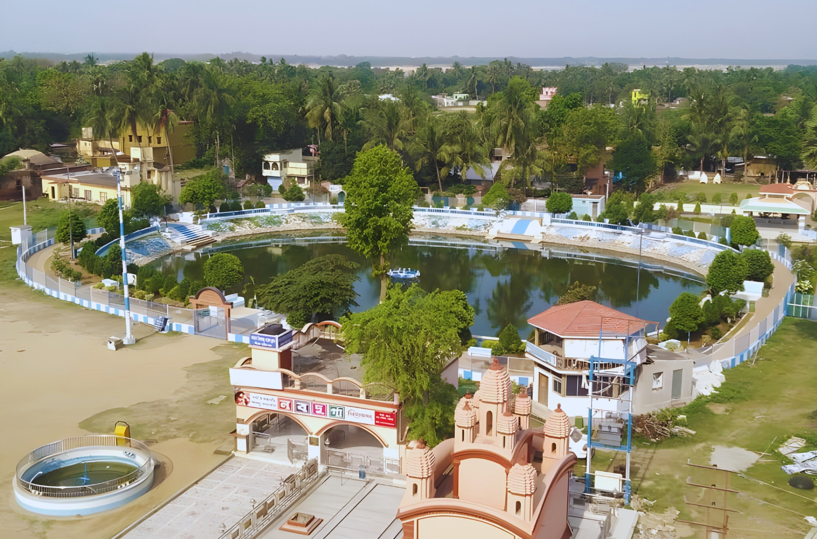 Shree Maa Kankaleshwari Temple's drone view
