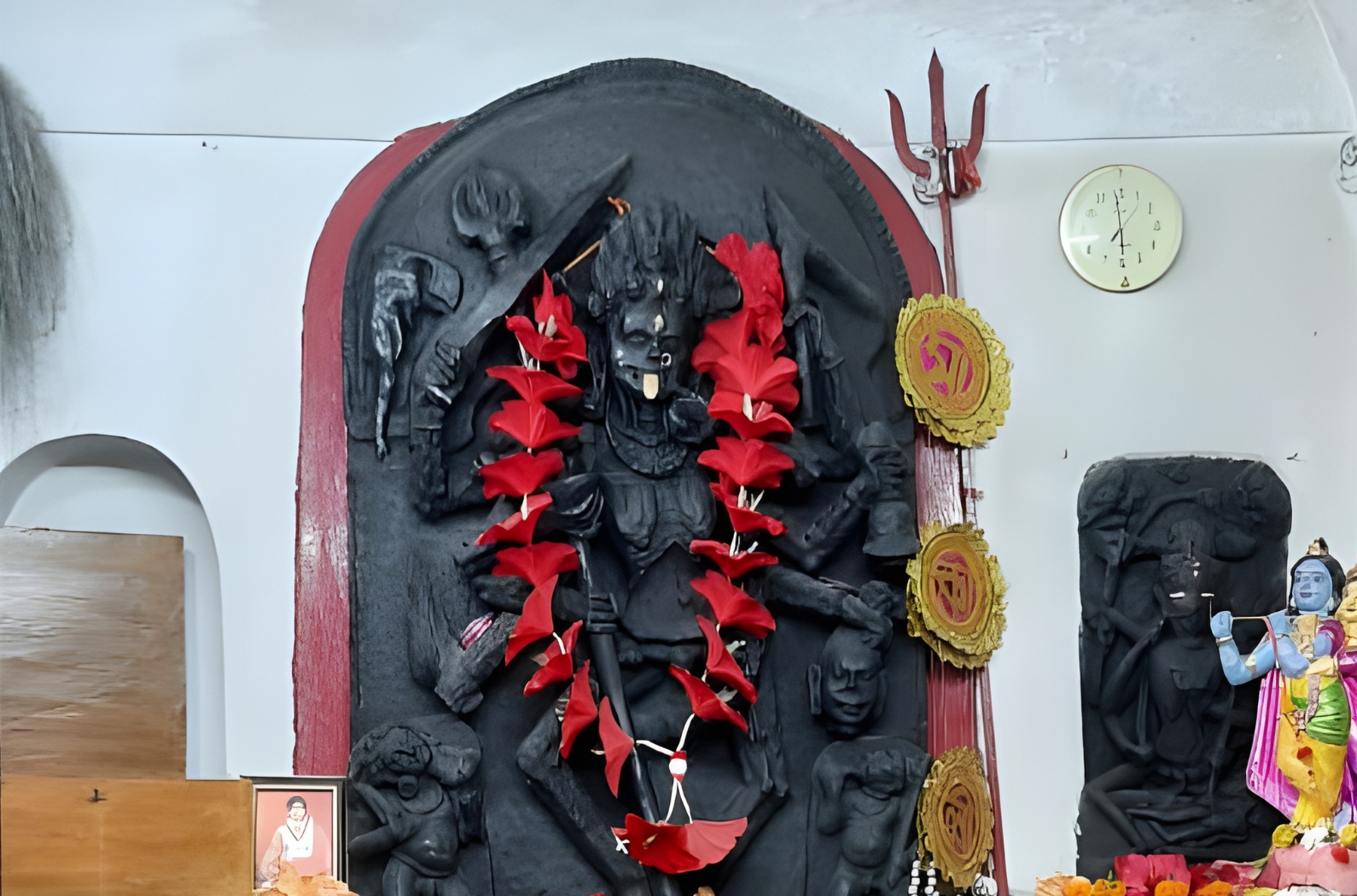 Black Idol insede Shree Maa Kankaleshwari Temple
