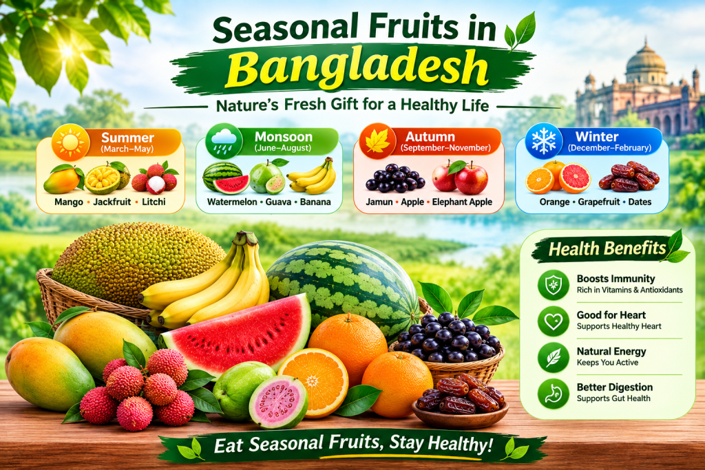 Seasonal Fruits in Bangladesh – Health Benefits Guide