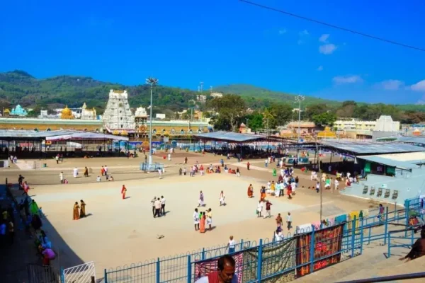 A beautiful view of Tirupati